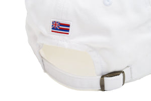 Reyn Spooner Cap THE MAUKA HAT Men's Classic Cotton Twill Hat with Embroidered Patch A000150221 502-A0001 White