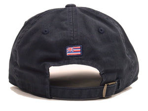 Reyn Spooner Cap THE MAUKA HAT Men's Classic Cotton Twill Hat with Embroidered Patch A000150221 502-A0001 Navy