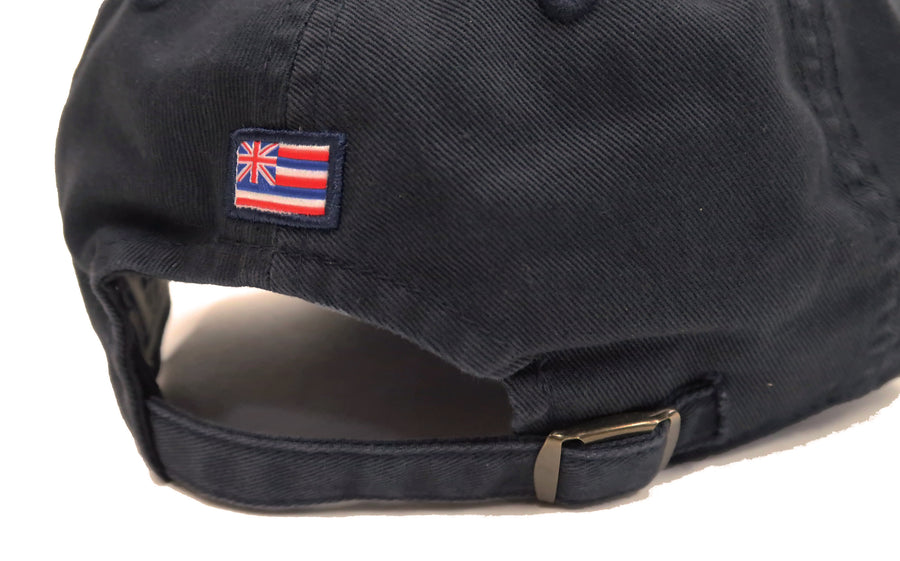 Reyn Spooner Cap Men's Classic Cotton Twill Hat with Embroidered Patch A000150221 502-A0001 Navy