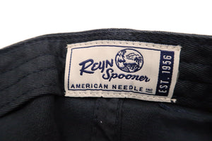 Reyn Spooner Cap THE MAUKA HAT Men's Classic Cotton Twill Hat with Embroidered Patch A000150221 502-A0001 Navy