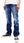 Eternal Faded Jeans Men's Low Rise Slim Fit Straight Leg Button Fly Japanese Denim 52291 Light-Indigo