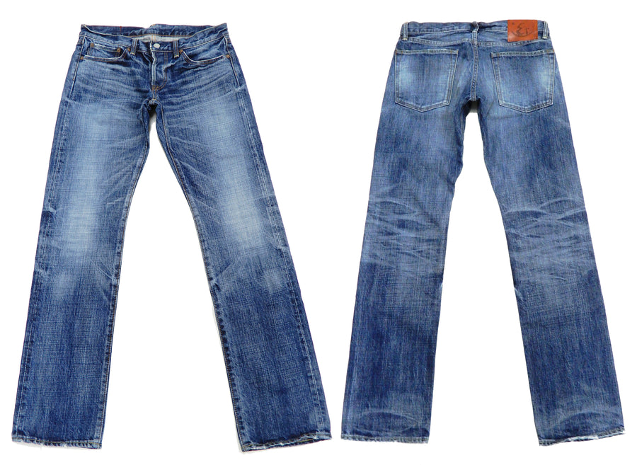 Eternal Faded Jeans Men's Low Rise Slim Fit Straight Leg Button Fly Ja –  RODEO-JAPAN Pine-Avenue Clothes shop