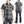 Load image into Gallery viewer, Studio D&#39;artisan Shirt Noragi Boro Style Men&#39;s Short Sleeve Sashiko Shirt 5667 Black
