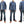 Load image into Gallery viewer, Studio D&#39;artisan Shirt Men&#39;s Noragi Kasuri Sashiko Boro Style Long Sleeve Striped Shirt 5676 Navy-Blue

