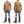 Load image into Gallery viewer, Studio D&#39;artisan Shirt Men&#39;s Kusaki Zome Natural Plant Dyed Long Sleeve Western Snap Shirt 5680 Brown Kakishibu Persimmon Tannin Dye
