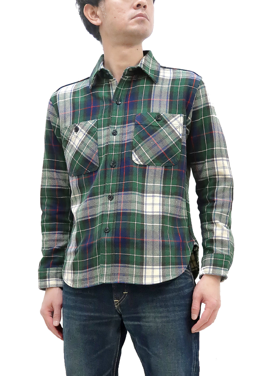 Studio D'artisan Plaid Flannel Shirt Men's Heavyweight Long Sleeve But –  RODEO-JAPAN Pine-Avenue Clothes shop