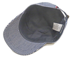 Studio D'artisan Hickory Work Cap Men's Adjustable Flat Top Railroad Engineer Hat 7222H