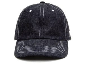 Studio D'artisan Denim Hat Men's High Crown Denim Cap with a Pig Embroidery D7524