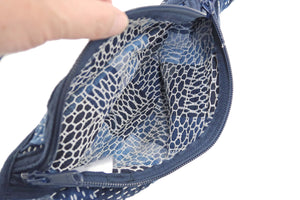Studio D'artisan Sashiko Waist Bag Pouch Unisex Casual Japanese Style Fanny Pack 7538 Blue