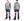 Studio D'artisan Plain Hoodie Men's Solid Zip-Up Hooded Sweatshirt 8087M Heather-Grey