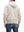 Studio D'artisan Plain Hoodie Men's Solid Zip-Up Hooded Sweatshirt 8087M Oatmeal