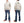 Studio D'artisan Plain Hoodie Men's Solid Zip-Up Hooded Sweatshirt 8087M Oatmeal