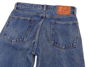 Eternal Faded Jeans Men's Slim Fit Straight Leg Button Fly Japanese Selvedge Denim 811 Mid-Tone