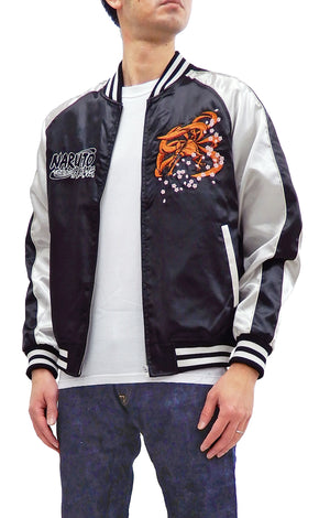 Naruto Shippuden Black Varsity Jacket | NYC Jackets