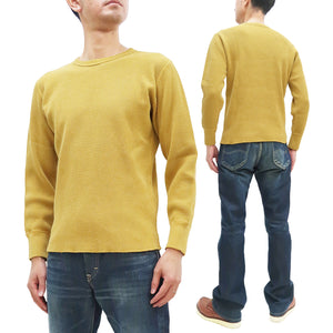 Mens Long Sleeve Waffle Thermal Shirt Tee Crew Neck Layering Color Size New  Top
