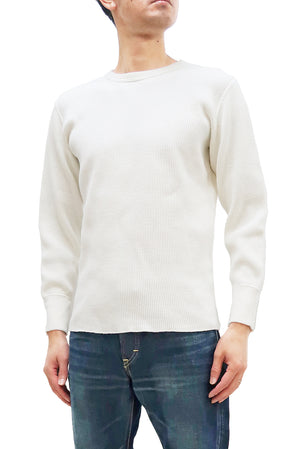Studio D'artisan Waffle-Knit Thermal T-Shirt Men's Long Sleeve