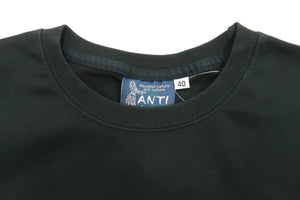 ANTI T-Shirt Men's Hawaiian Print Graphic Short Sleeve Tee Efu-Shokai ATT-159 Black