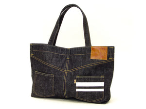 Momotaro Jeans Jean Style Tote Bag A4 Men's Casual Japanese Denim Bag B-11-S