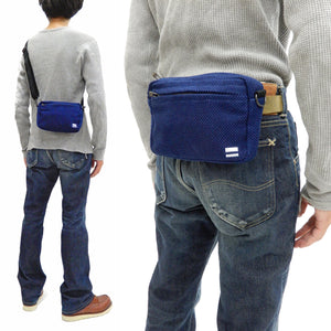 Momotaro Jeans Sashiko Mini Crossbody Bag Men's Japanese Small Shoulder Bag B-17