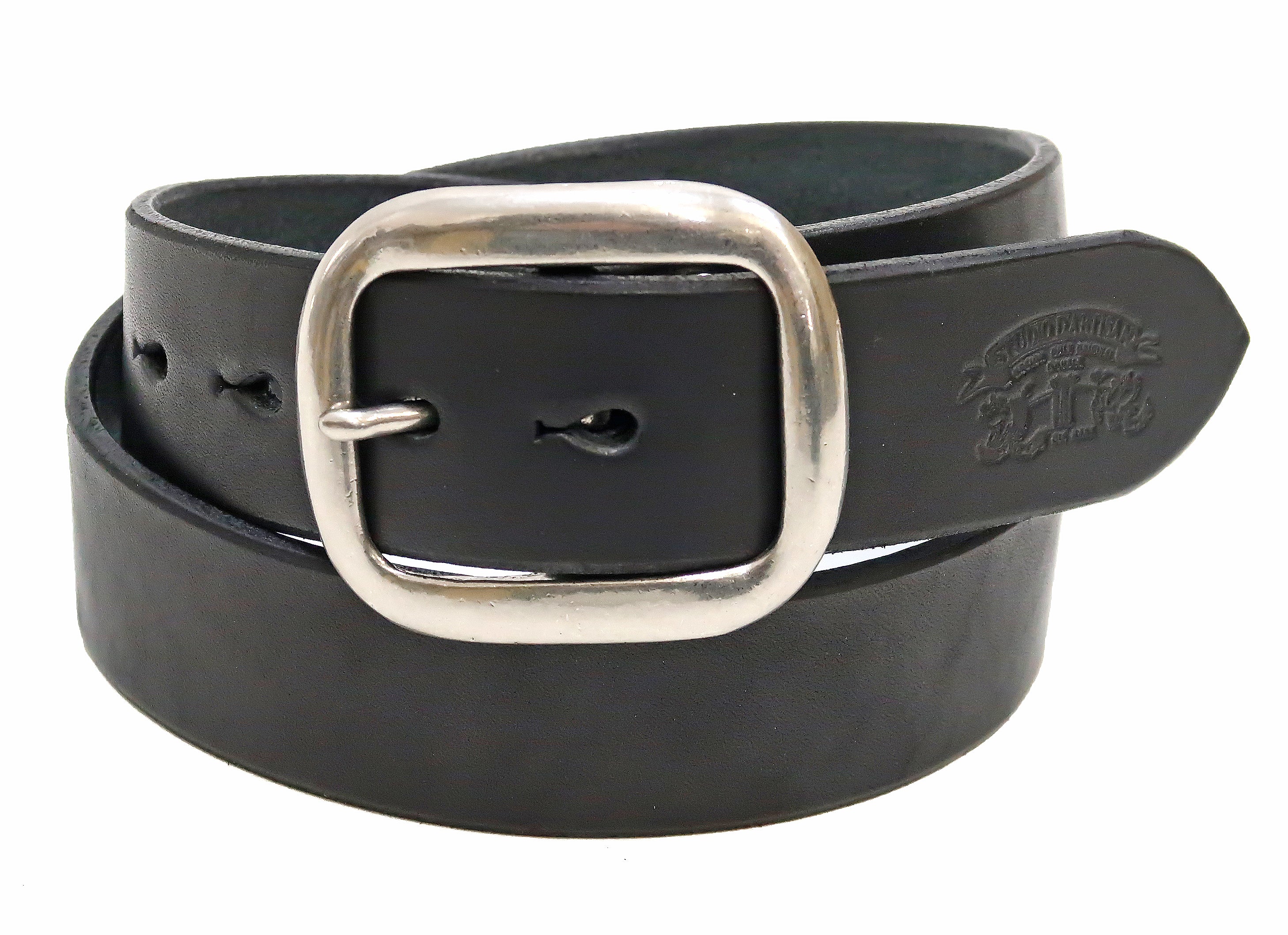 Studio D'Artisan Belt - Steel Buckle Black