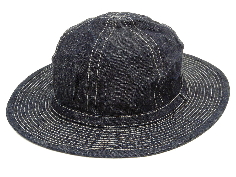 Buzz Rickson Daisy Mae Hat Men's Reproduction US Army Denim Boonie Hat BR01476 Denim-One-Wash