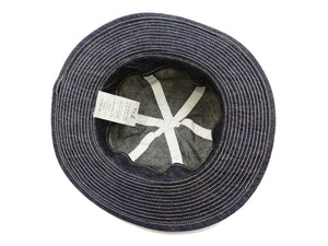 Buzz Rickson Daisy Mae Hat Men's Reproduction US Army Denim Boonie Hat BR01476 Denim-One-Wash
