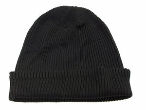 Buzz Rickson Watch Cap Men's Cotton Knit Hat WWII US military style beanie BR02186 Black