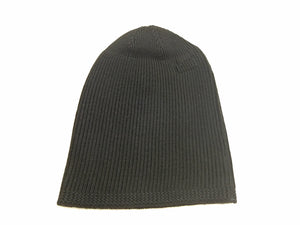 Buzz Rickson William Gibson Men's Plain Wool Knit Cap - U.S. Army Air Forces A-4 Model Reinterpreted in Black BR02272