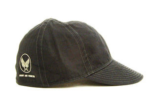 Buzz Rickson William Gibson Men's Army Cap Type A-3 Black Military Hat BR02519 Black