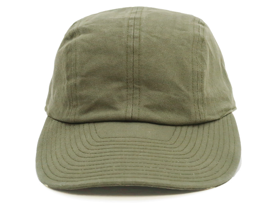 Buzz Rickson Cap Men's Casual Military Style HBT Herringbone Working Hat BR02714 Olive