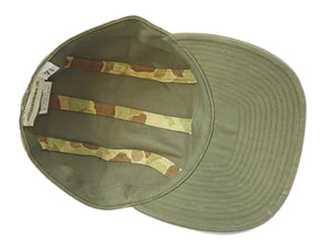Buzz Rickson Cap Men's Casual Military Style HBT Herringbone Working Hat BR02714 Olive