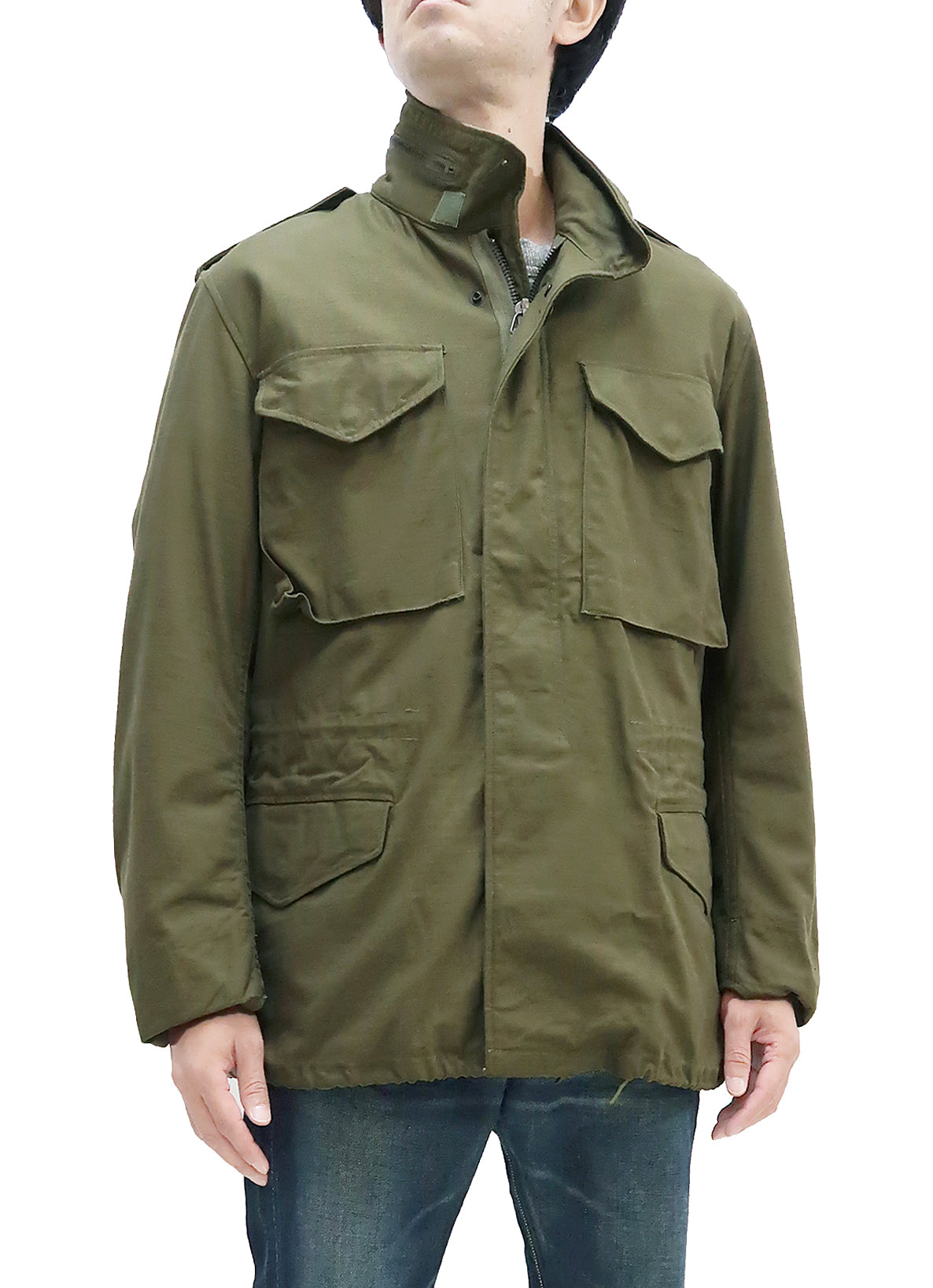 Rally Zip Up Jacket With Side Pockets in Bamboo Green