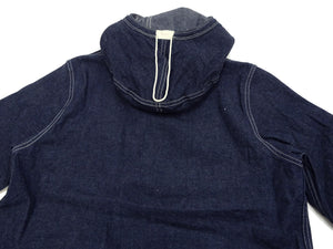 Buzz Rickson U.S. Navy Denim Gas Protective Parka - WWII Denim Anti-Gas Parka (Gunner Smock Jacket) BR11703 One-Wash