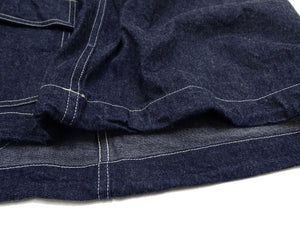 Buzz Rickson U.S. Navy Denim Gas Protective Parka - WWII Denim Anti-Gas Parka (Gunner Smock Jacket) BR11703 One-Wash