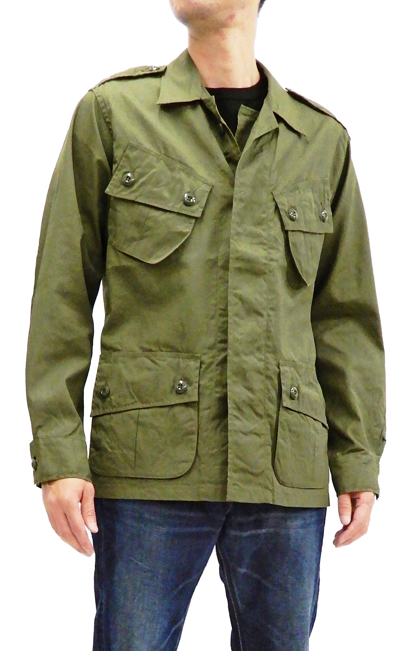 Buzz Rickson Tropical Jacket Men's US Vietnam War Jungle Fatigue Jacke ...