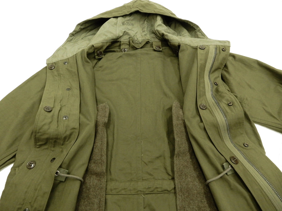 Buzz Rickson Men's U.S. Army M-51 Fishtail Parka Military Coat