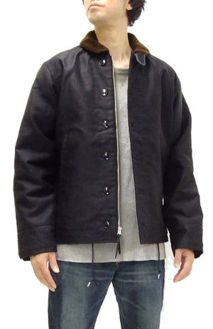 Buzz Rickson N-1 Deck Jacket DEMOTEX-ED Men's US Navy N1 Dark-Blue BR12267