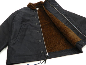 Buzz Rickson N-1 Deck Jacket DEMOTEX-ED Men's US Navy N1 Dark-Blue BR12267