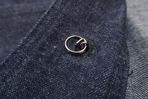 Buzz Rickson Shawl Collar Denim Jacket Men's Reproduction of US Navy Dungaree Jumper BR12744