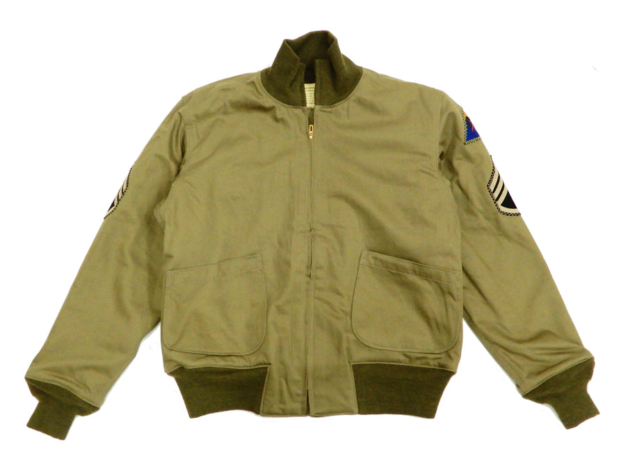 Buzz Rickson Men's Tank Jacket US Army Tanker Jacket Fury Brad Pitt Edition Tank Jacket BR13113