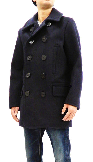Buzz Rickson Pea Coat Men's U.S. Navy Wool Above-knee length 