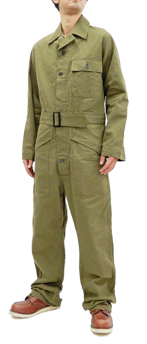 Buzz Rickson Coverall Men's US Army HBT M-43 Military Jumpsuit One Piece BR14414