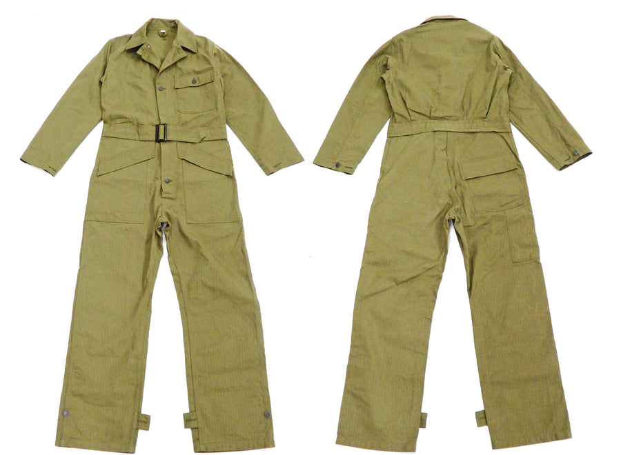 Buzz Rickson Coverall Men's US Army HBT M-43 Military Jumpsuit One