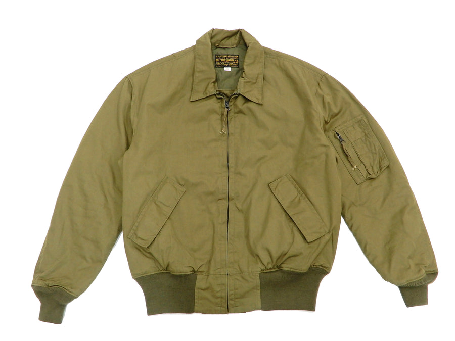 Buzz Rickson Jacket Men's US Army Helicopter Crew Jacket for Cold Weather BR14861 Olive