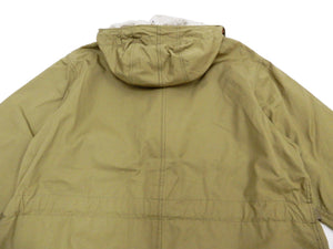 Buzz Rickson Parka Men's WW2 US Army M-42 Military hooded Long Overcoat BR14866 Olive Drab