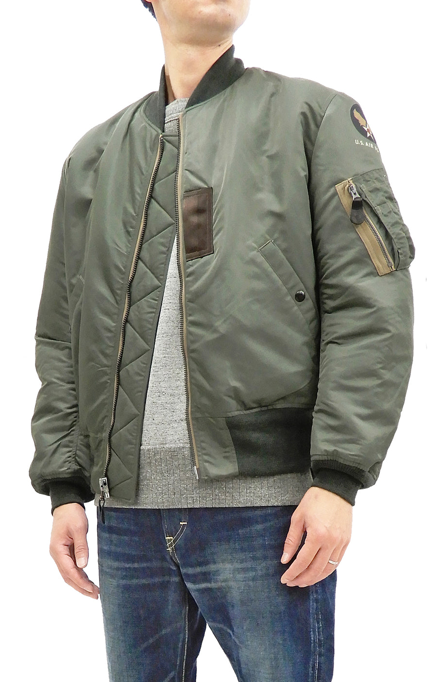 Men's MA-1 Bomber Flight Jacket (Nylon Twill)