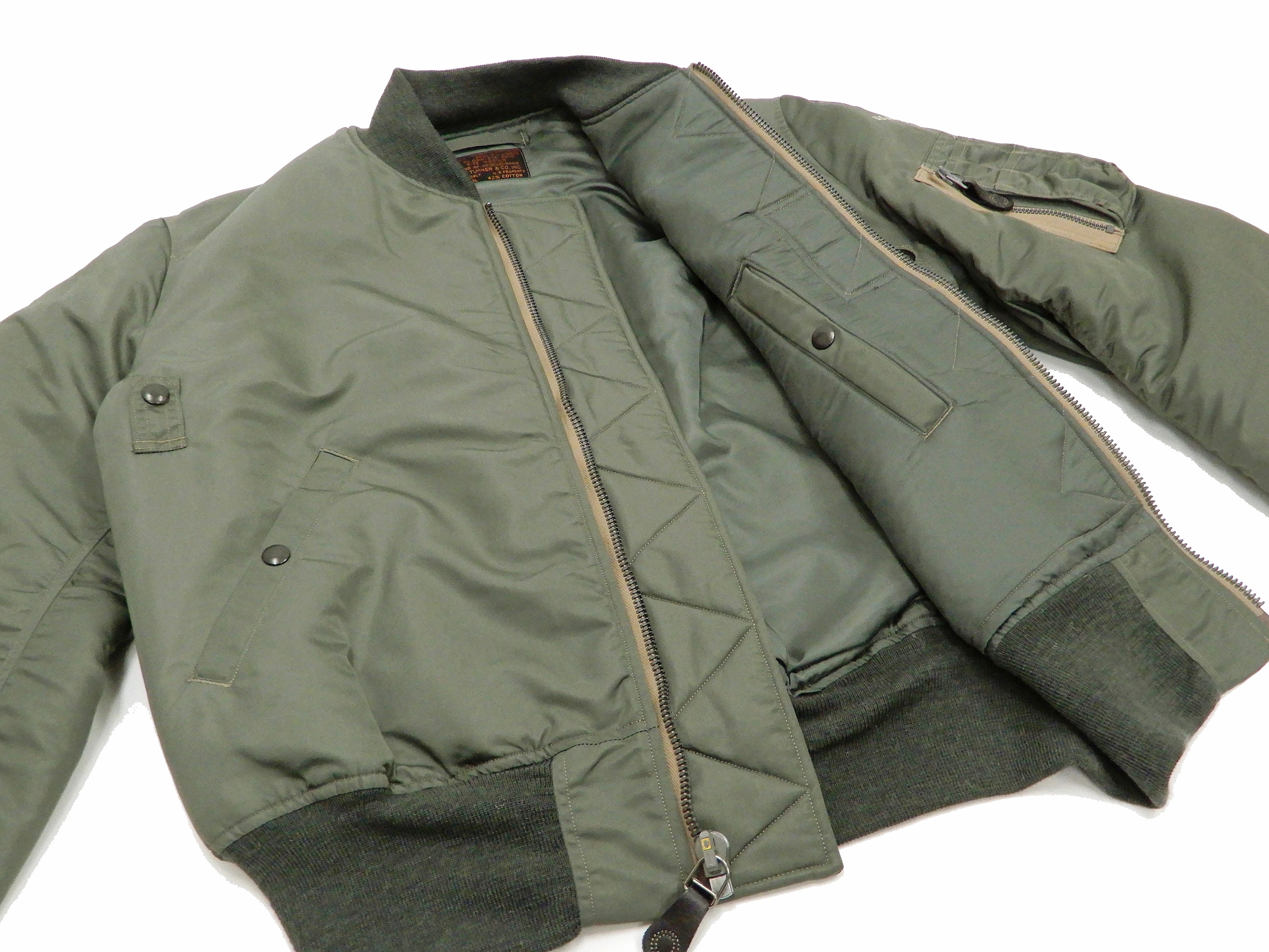 Buzz Rickson MA-1 Flight Jacket Men's Reproduction of MA1 Bomber Jacke ...