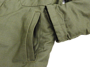 Buzz Rickson Jacket Men's Reproduction of US Navy A-2 Deck Jacket BR14956 A2 Olive