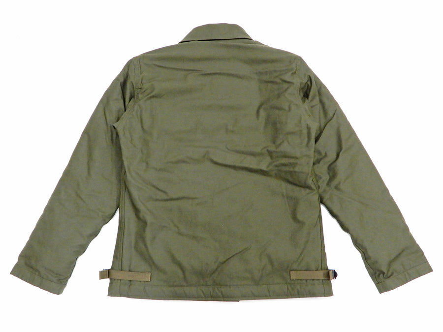 Buzz Rickson Jacket Men's Reproduction of US Navy A-2 Deck Jacket BR14956  A2 Olive