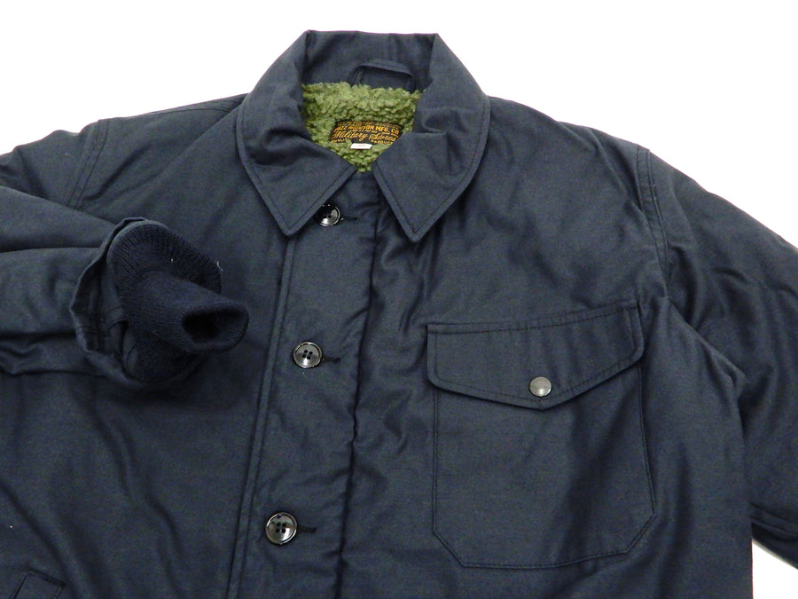 Buzz Rickson Jacket Men's Reproduction of US Navy A-2 Deck Jacket BR14957  Navy-Blue